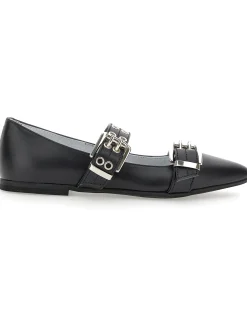 Ballerine pelle con fibbia