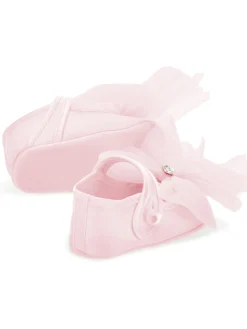 Ballerine raso con maxifiocco