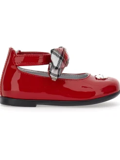 Ballerine vernice con fiocco