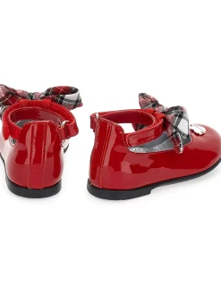 Ballerine vernice con fiocco