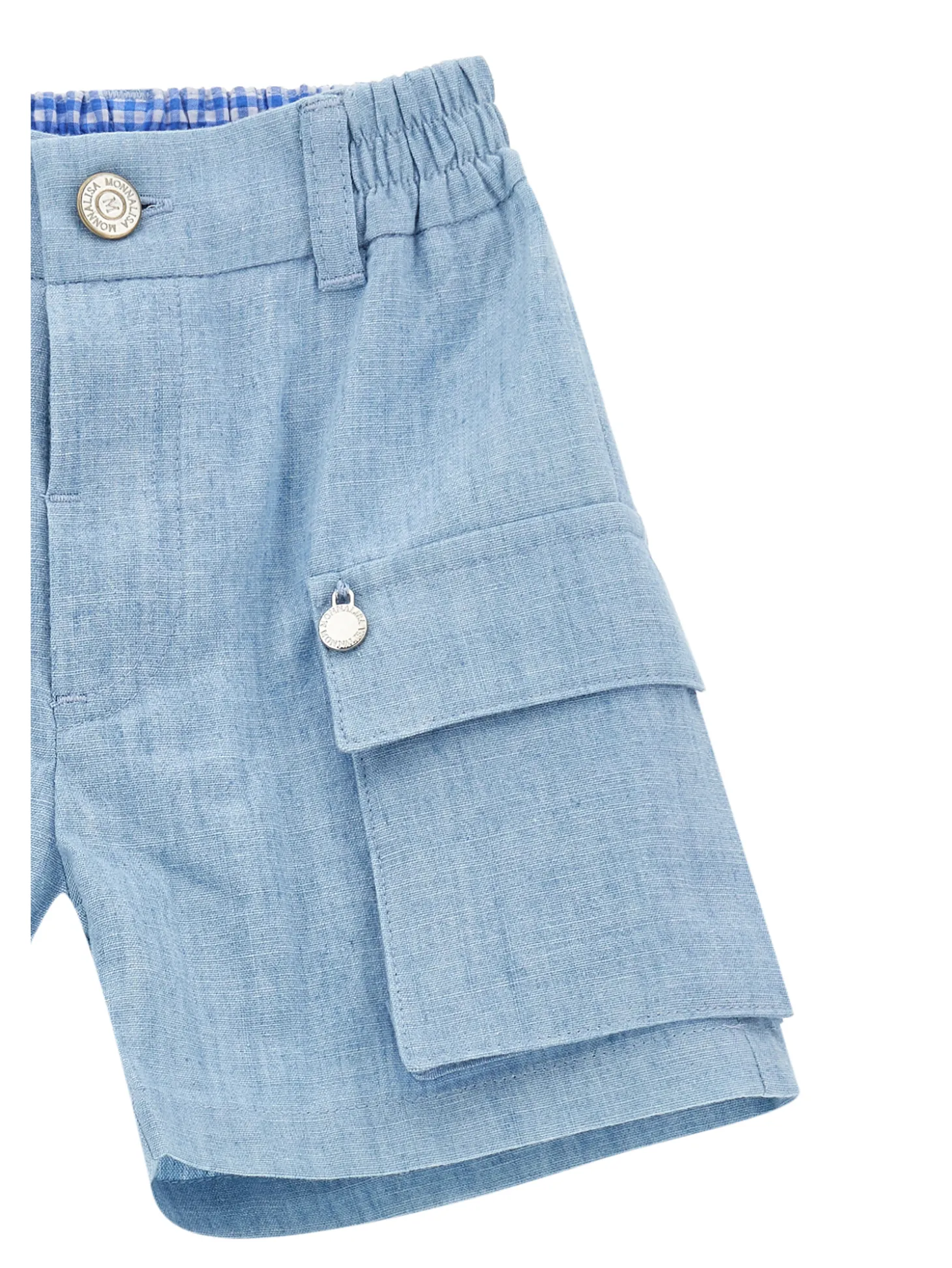 Bermuda cargo chambray
