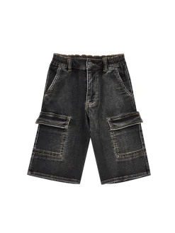 Bermuda cargo denim Mickey Mouse