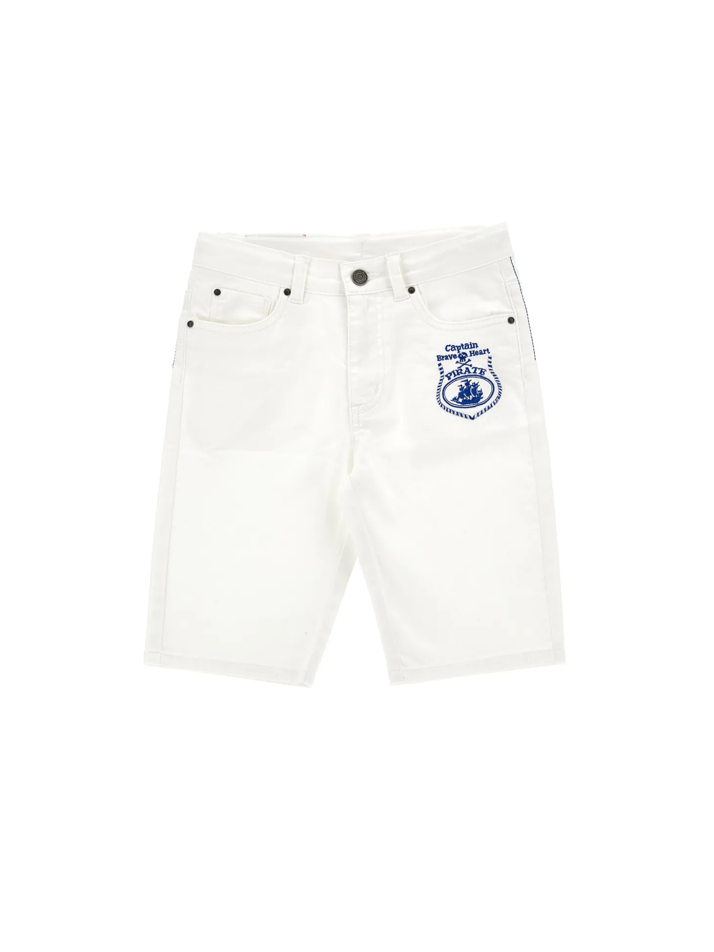 Bermuda jeans cinquetasche