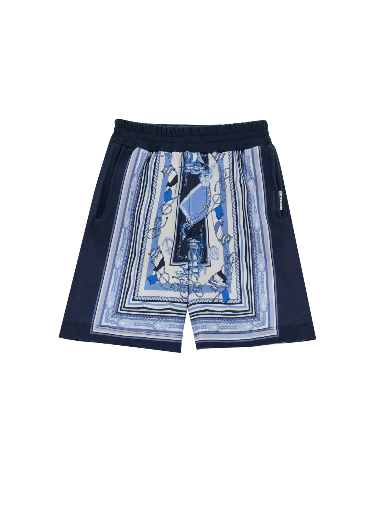Bermuda jersey fantasia foulard