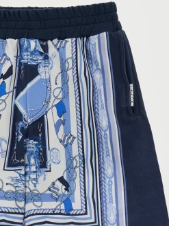 Bermuda jersey fantasia foulard
