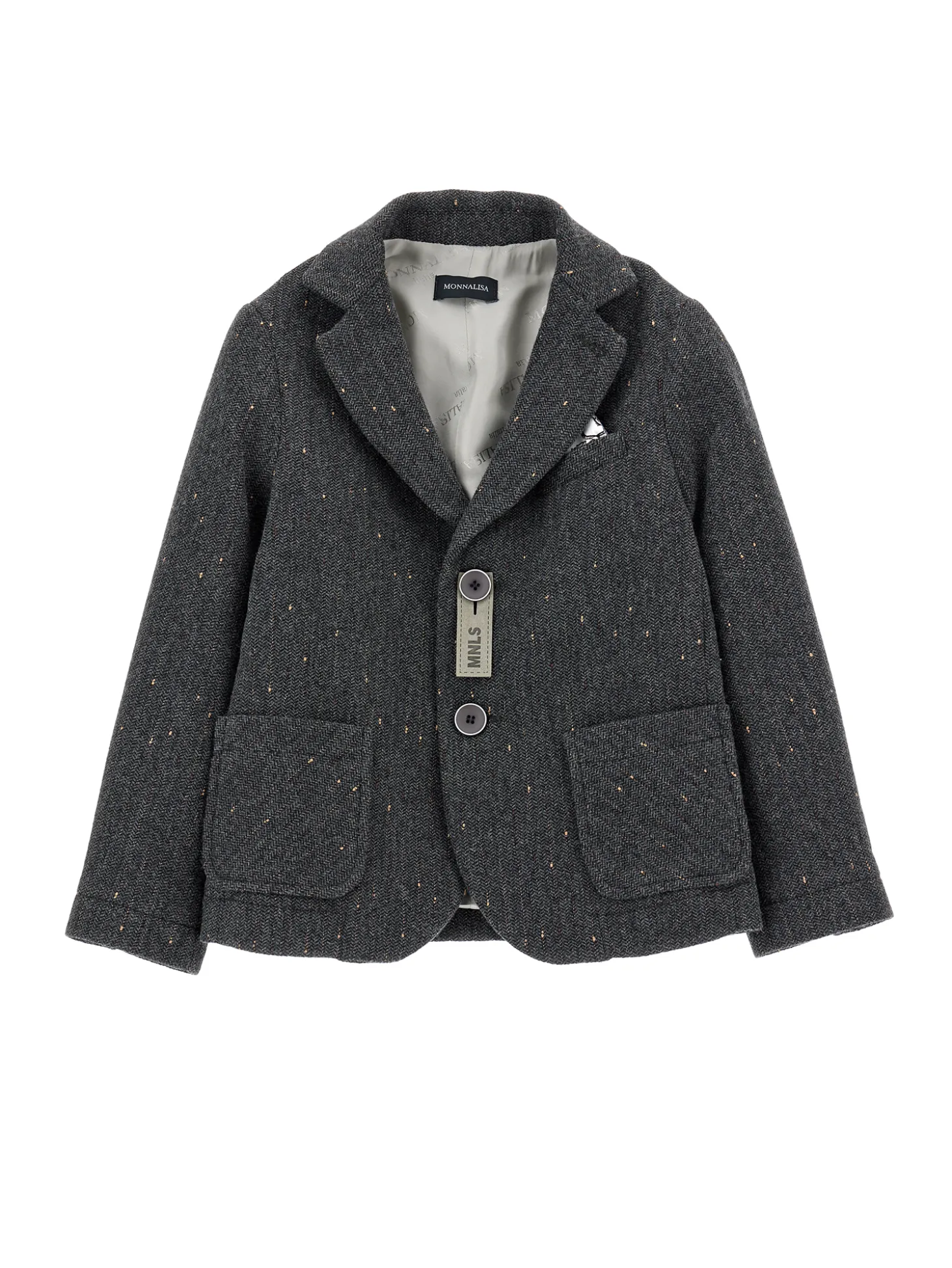 Blazer spigato due bottoni