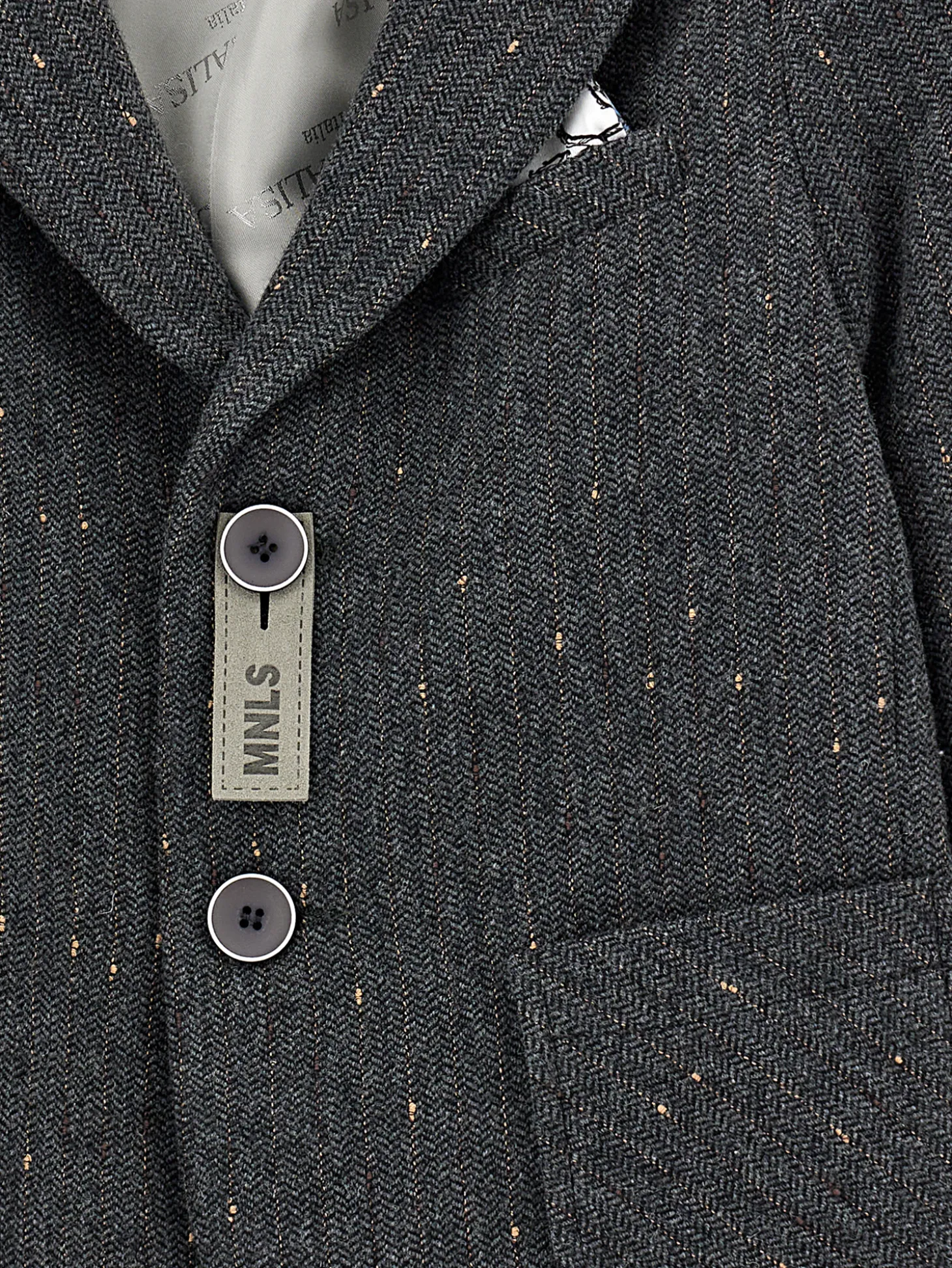 Blazer spigato due bottoni