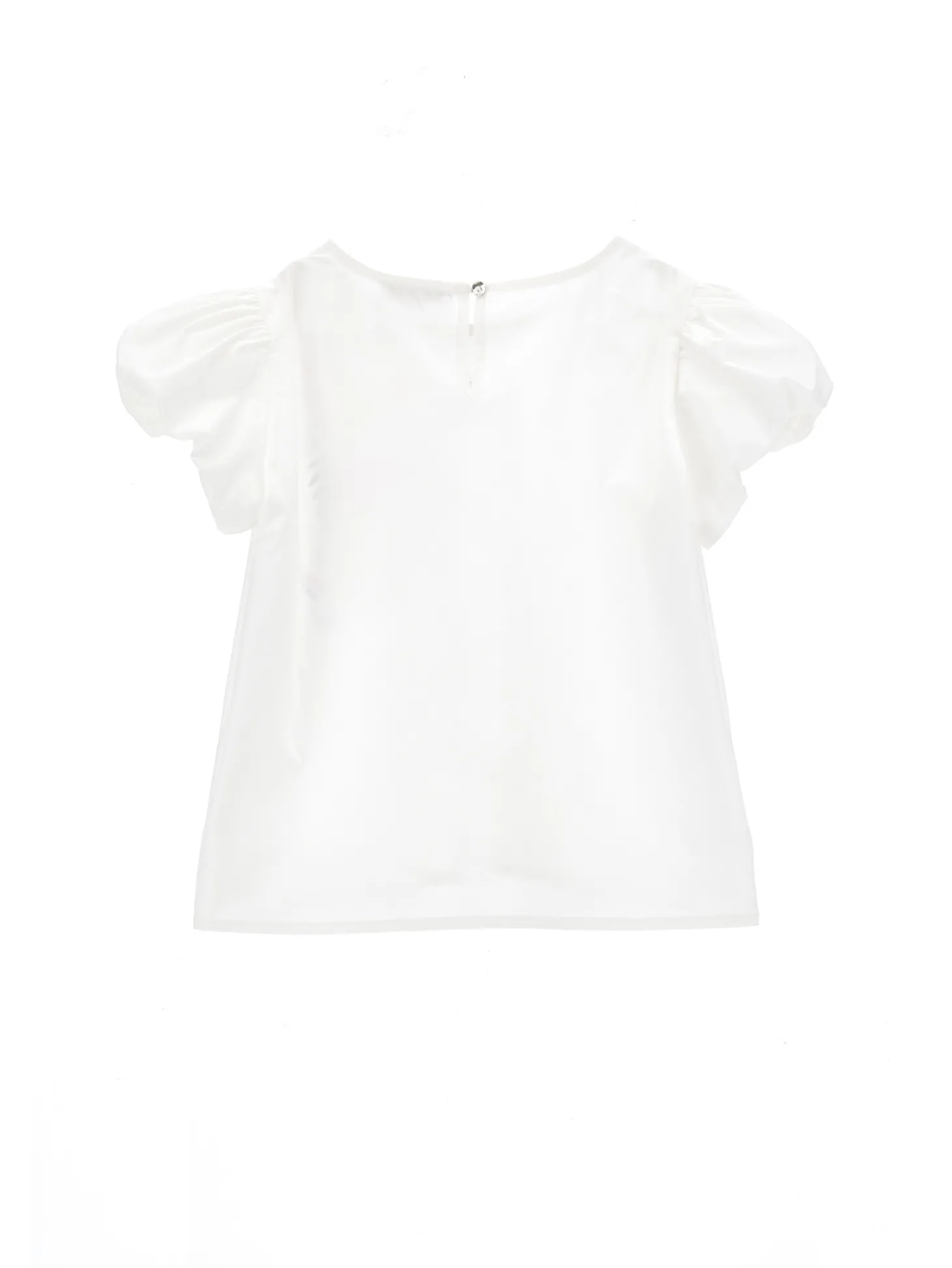 Blusa popeline con strass