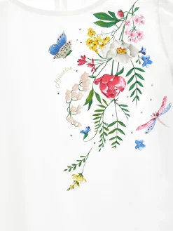 Blusa popeline con strass