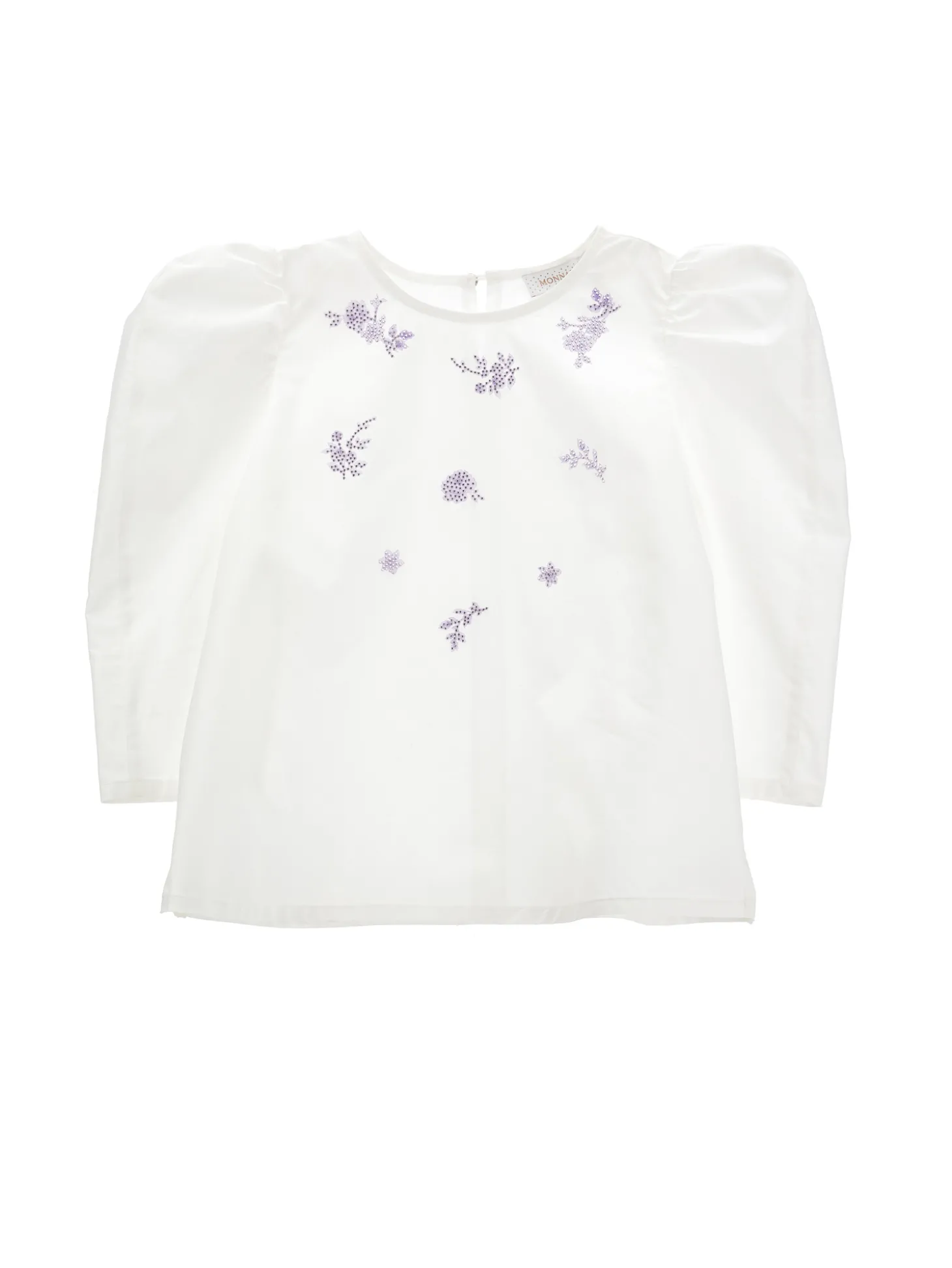 Blusa popeline ricamato