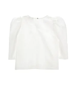 Blusa popeline ricamato