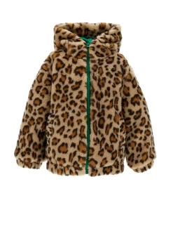 Bomber peluche maculato