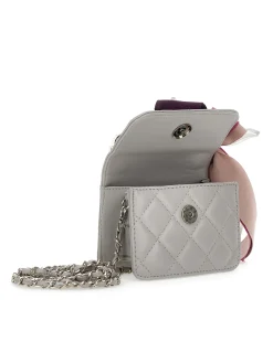 Borsa mini tessuto spalmato
