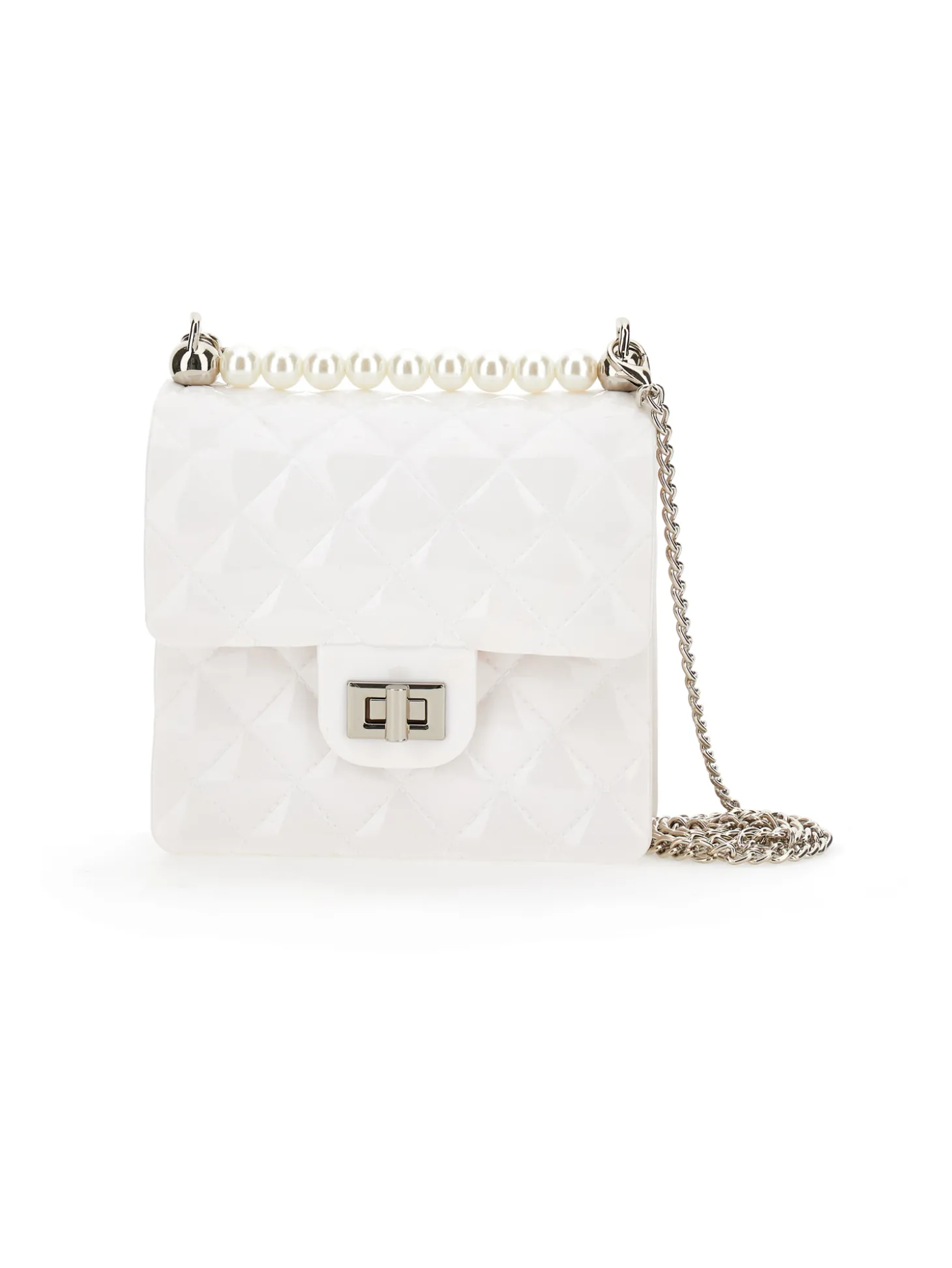 Borsa PVC con perle
