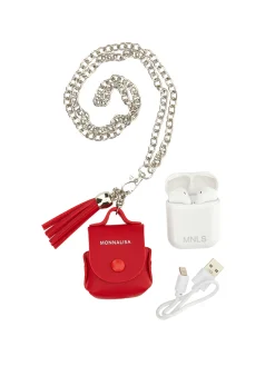 Borsina pelle porta earphone