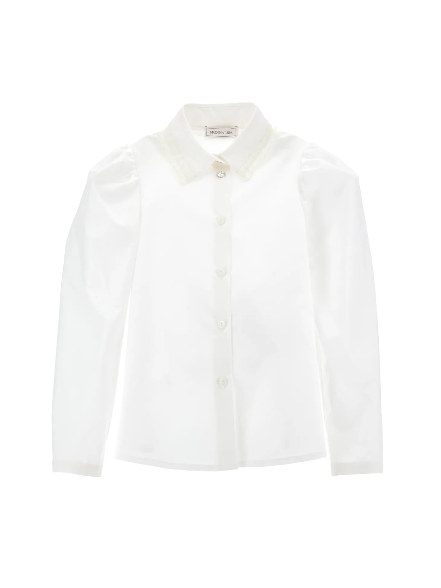 Camicia cotone con galette