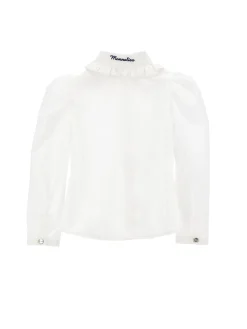 Camicia cotone ricamata