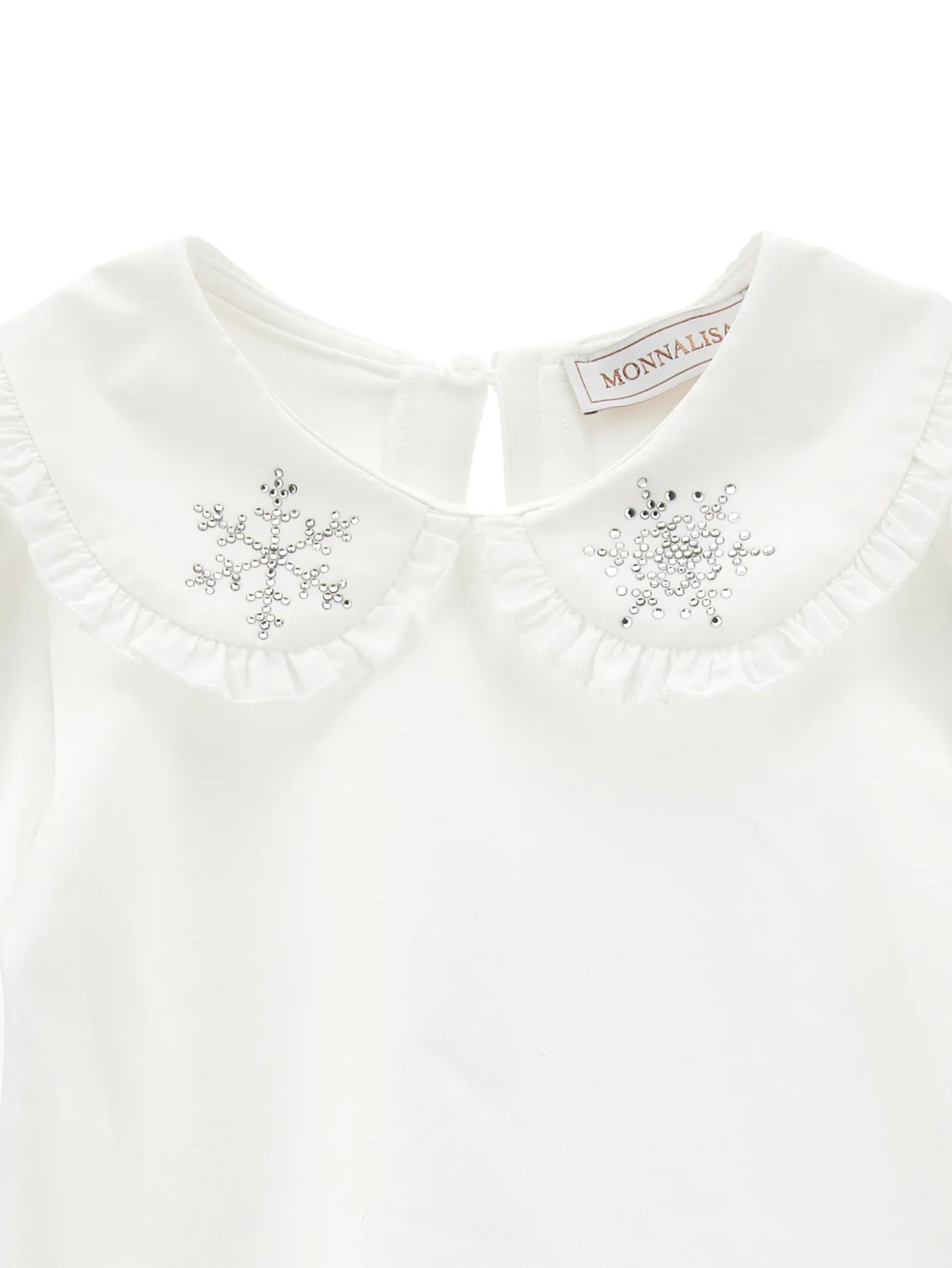 Camicia jersey con strass
