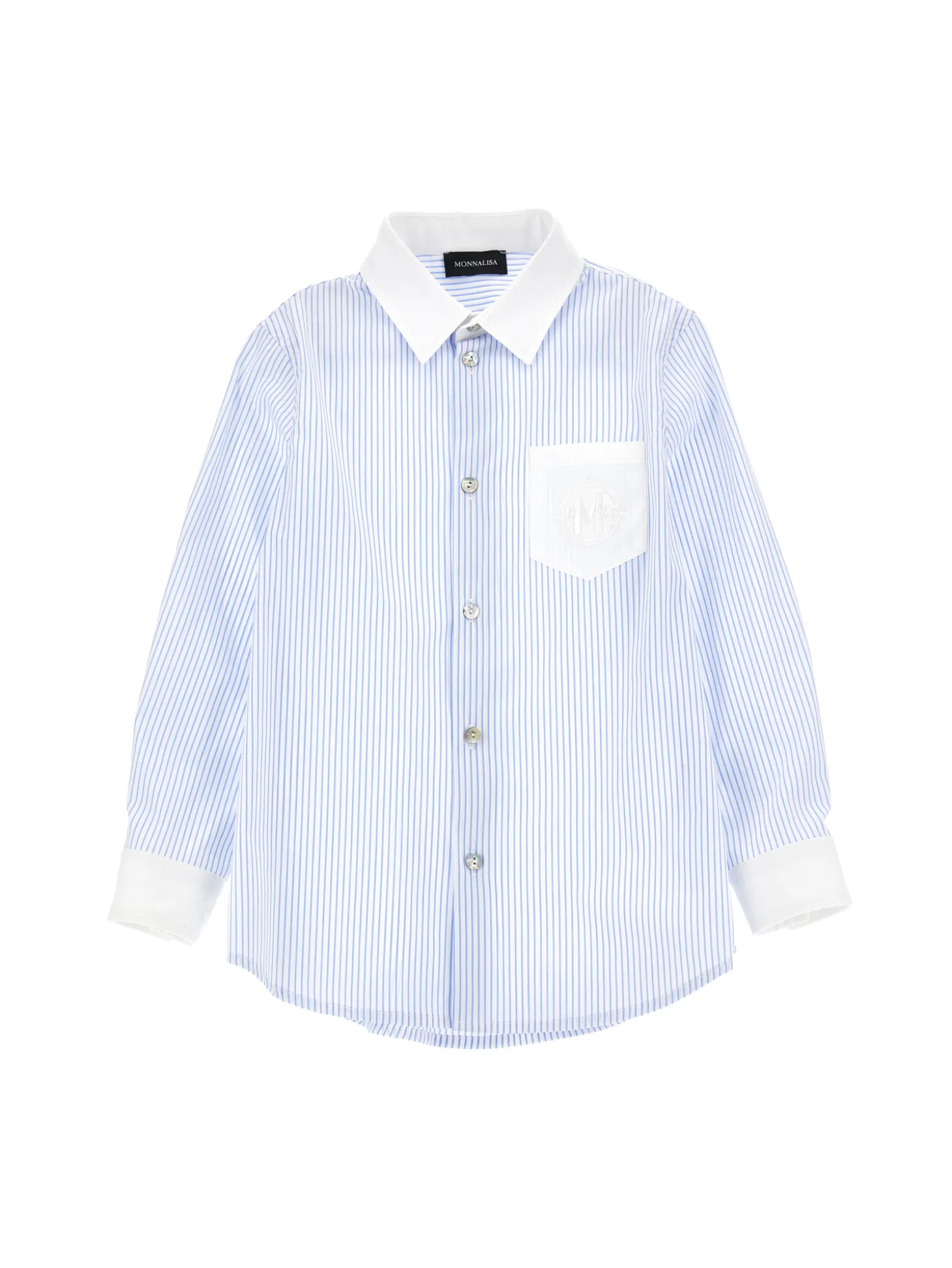 Camicia popeline rigato