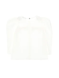 Camicia popeline senza colletto