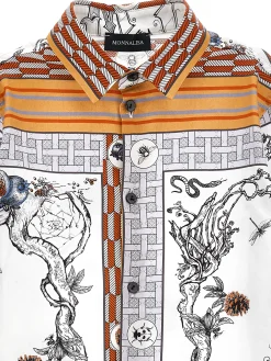 Camicia raso stampata