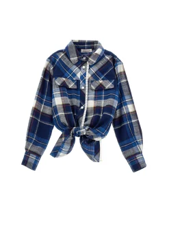 Camicia tartan lunga da annodare
