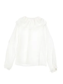 Camicia twill maxicolletto