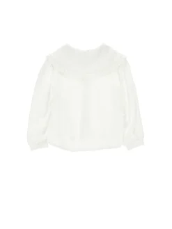 Camicia twill ricamata