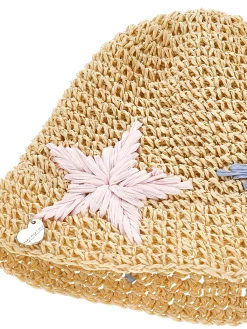 Cappello paglia con stelle