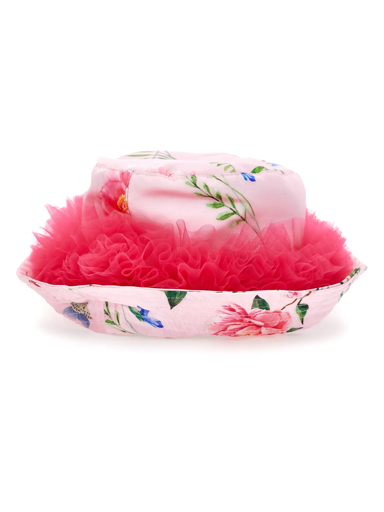 Cappello rasetto con rouches