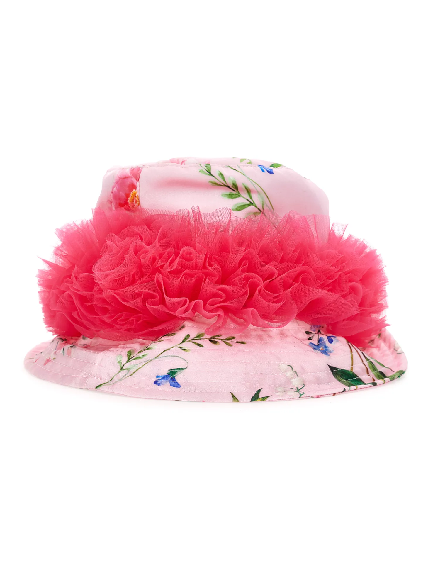 Cappello rasetto con rouches