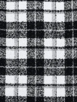 Cappotto bouclé tartan