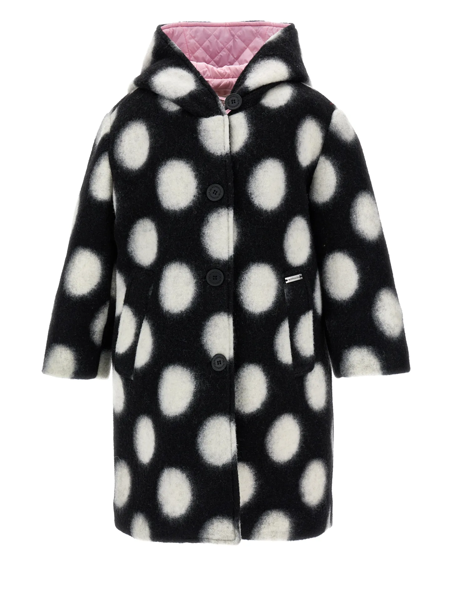 Cappotto lana cotta pois