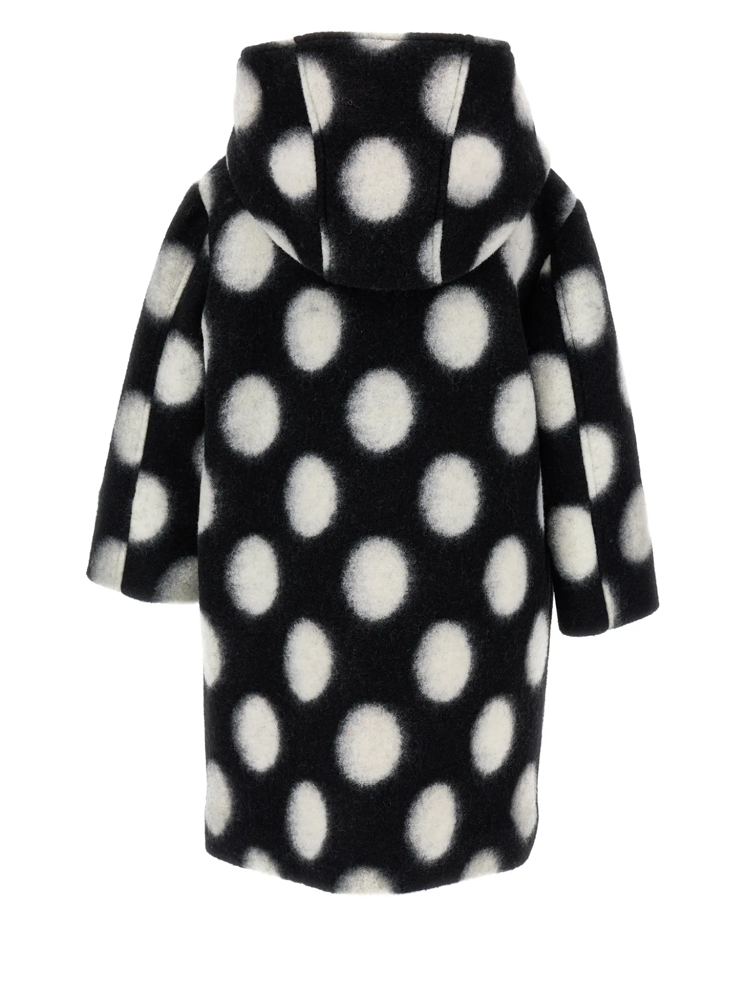 Cappotto lana cotta pois