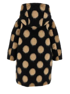 Cappotto lana cotta pois