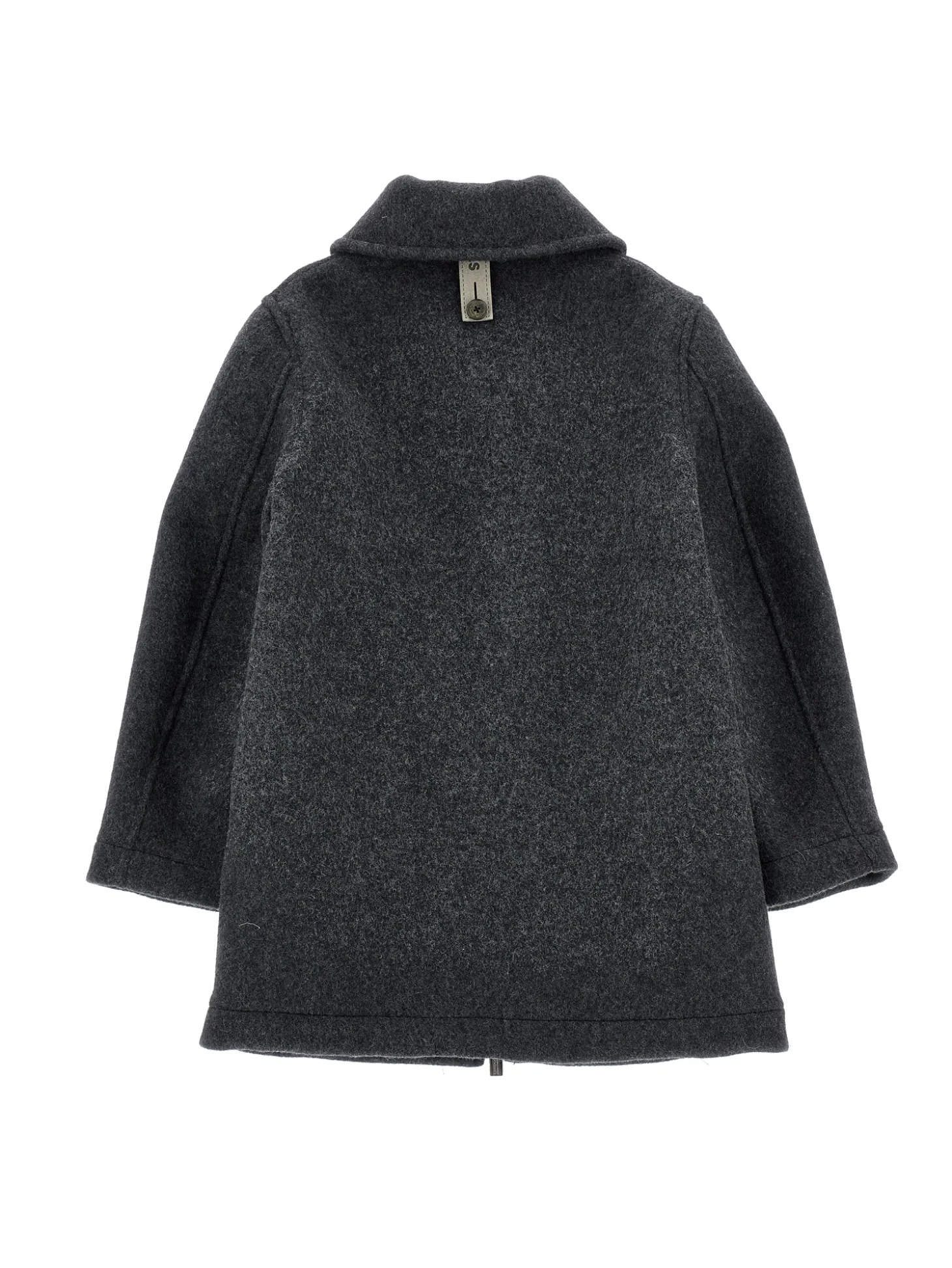 Cappotto panno con cappuccio