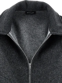 Cappotto panno con cappuccio
