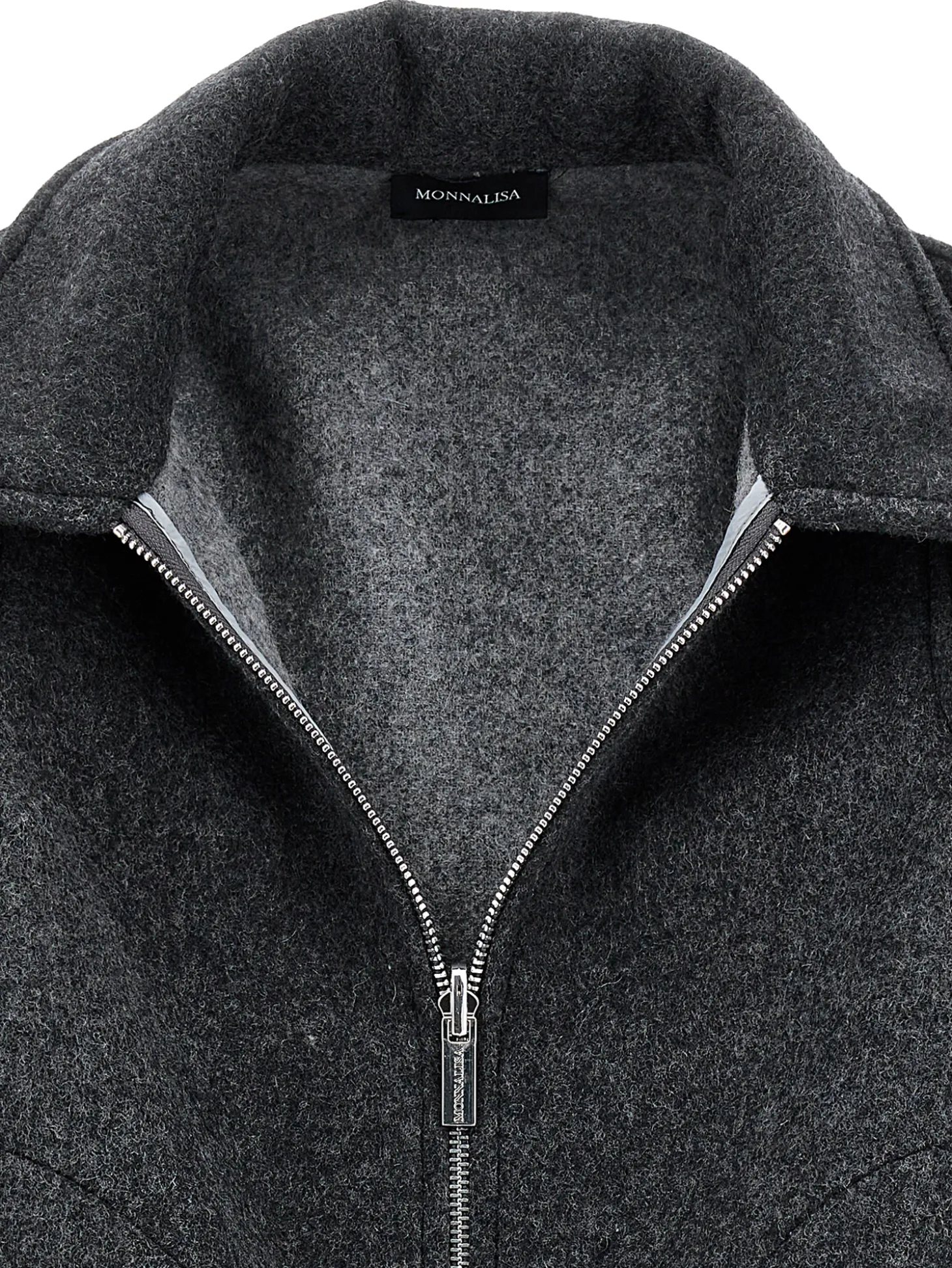 Cappotto panno con cappuccio