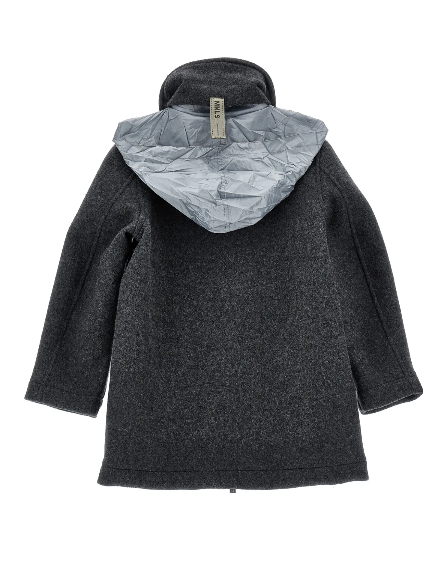 Cappotto panno con cappuccio