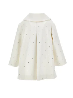 Cappotto panno con strass