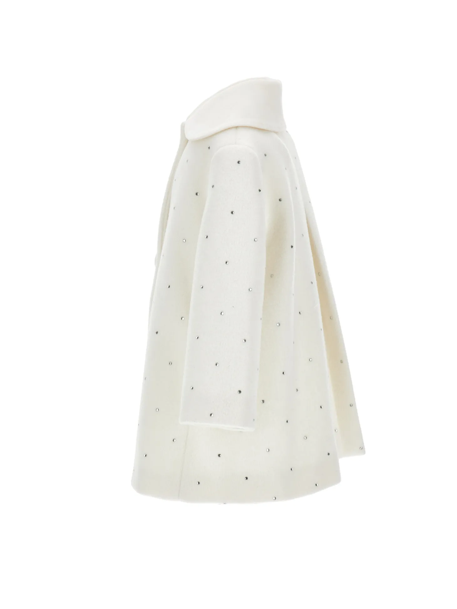 Cappotto panno con strass