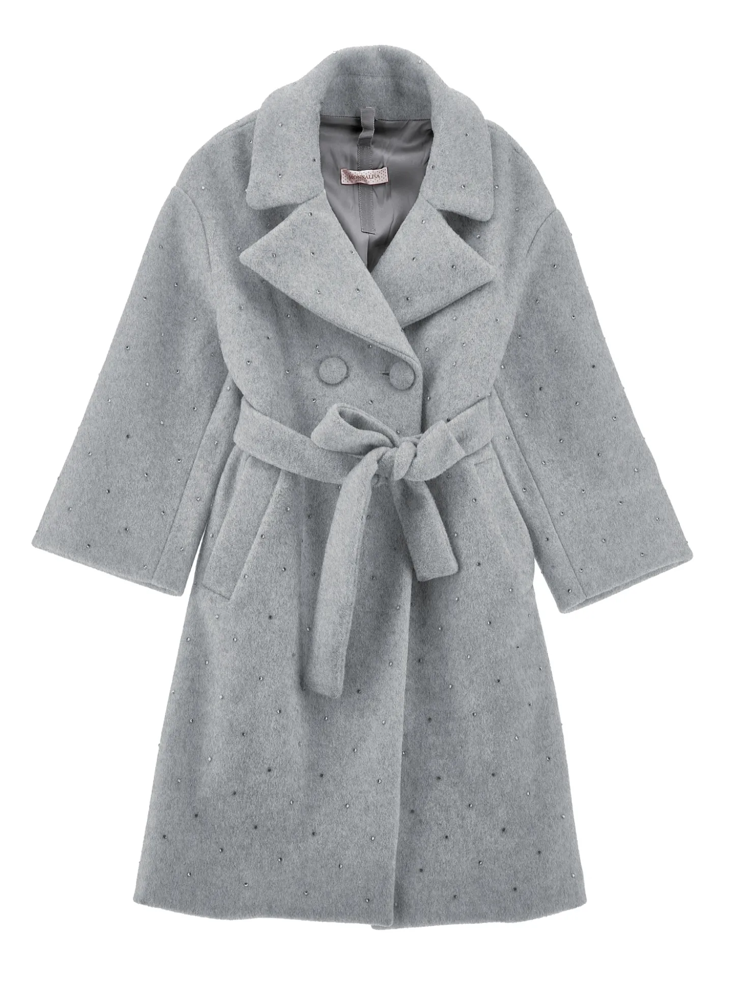 Cappotto panno con strass
