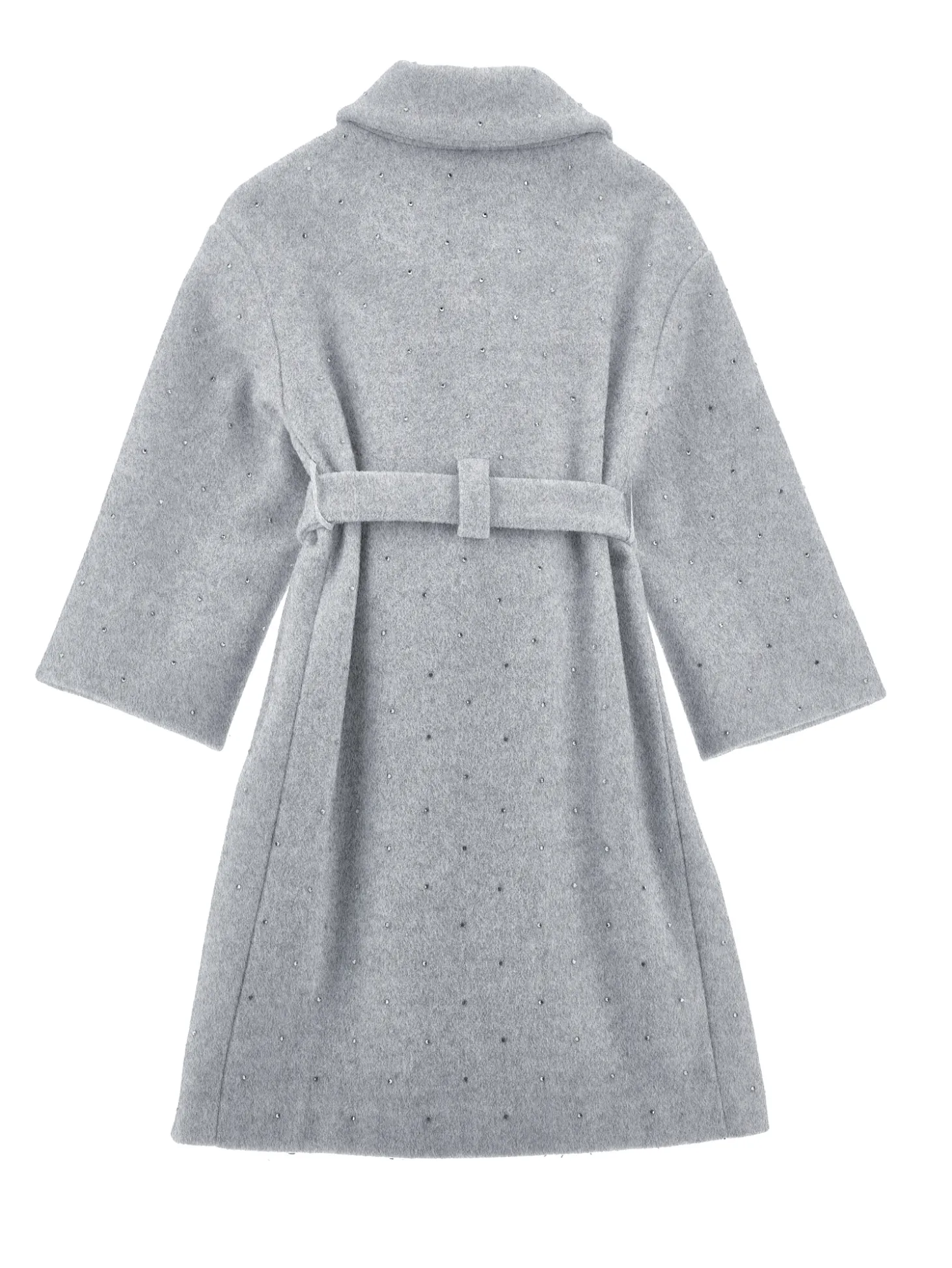 Cappotto panno con strass
