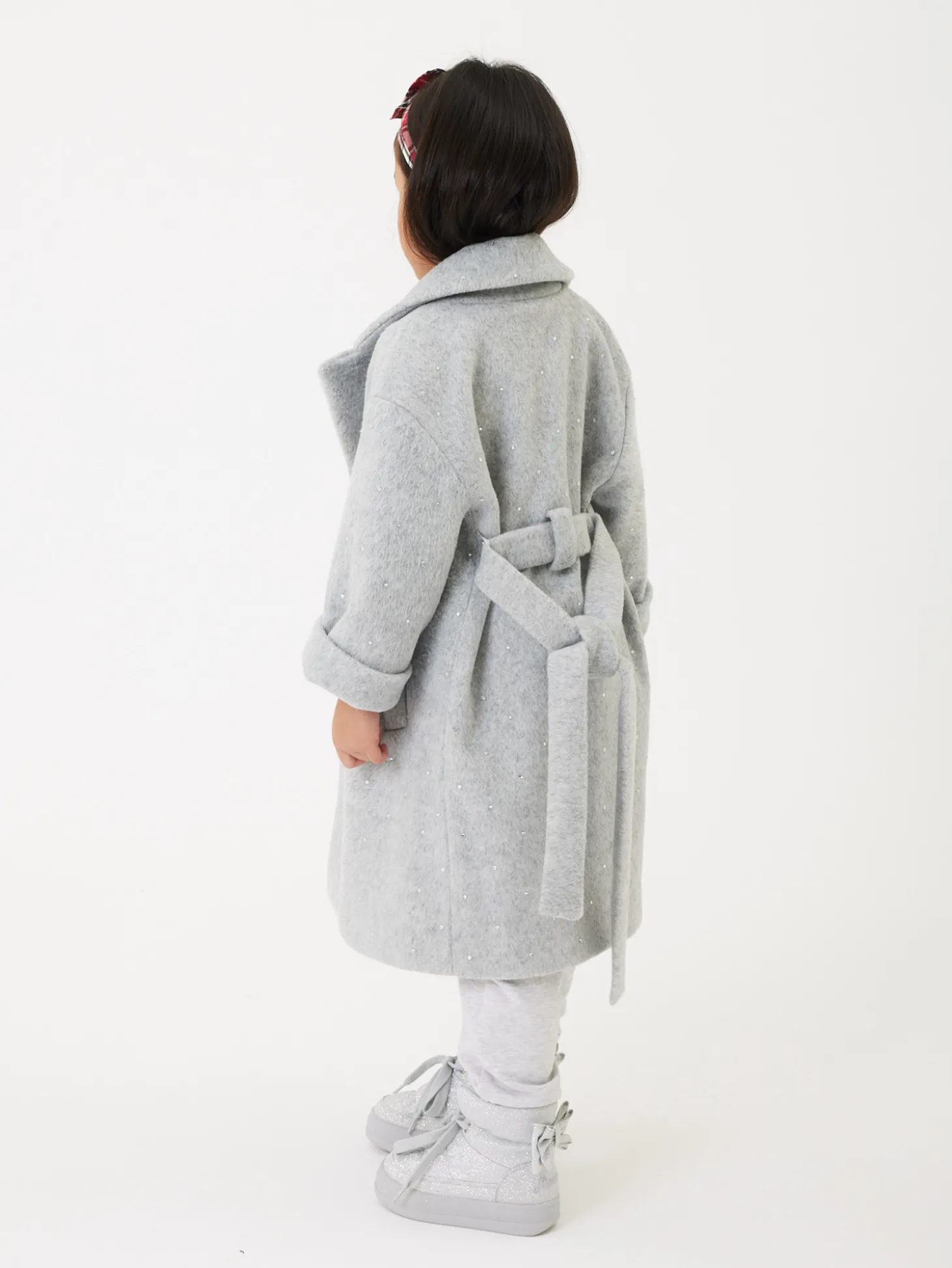 Cappotto panno con strass