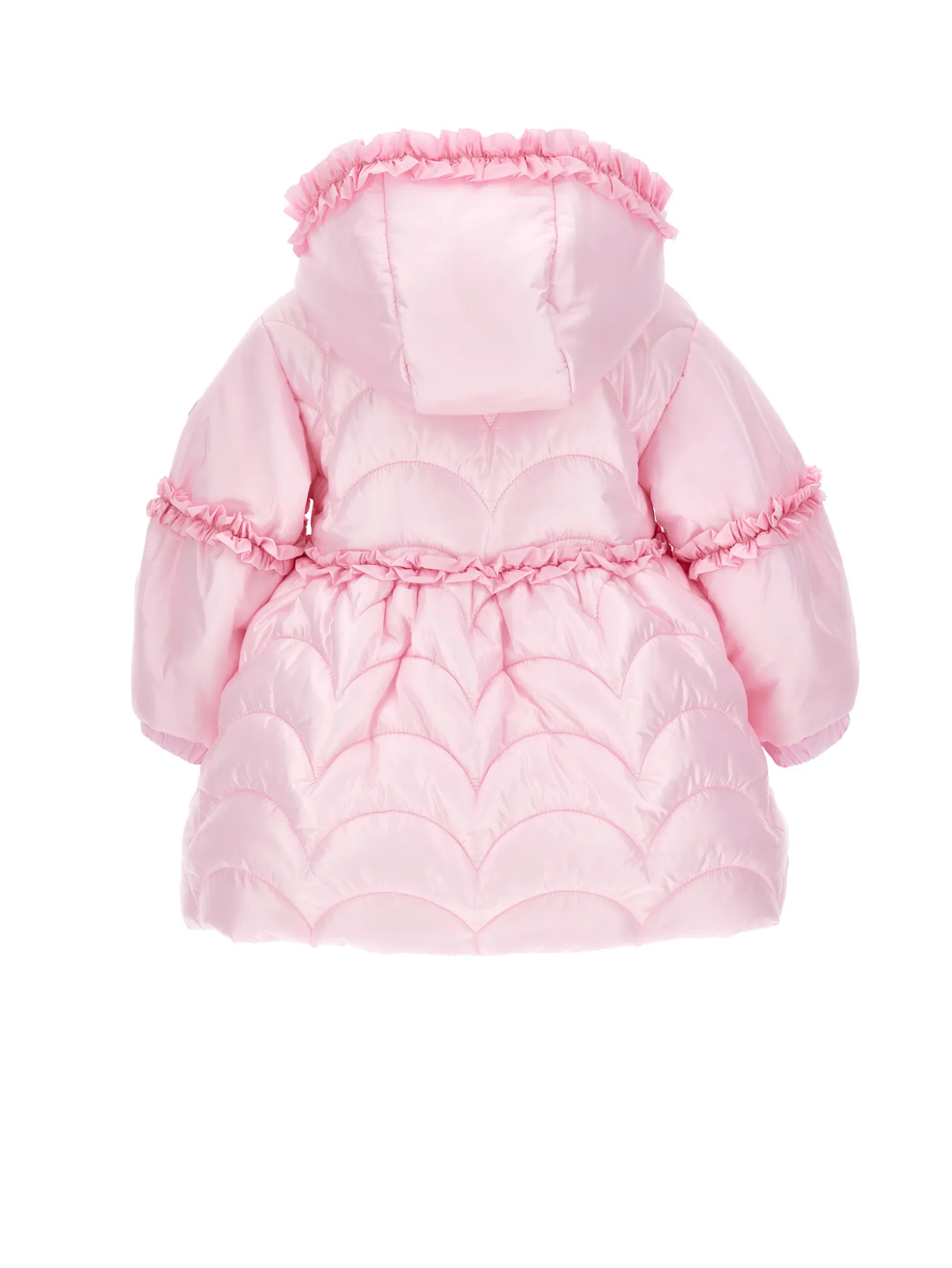 Cappotto trapuntato con cappuccio