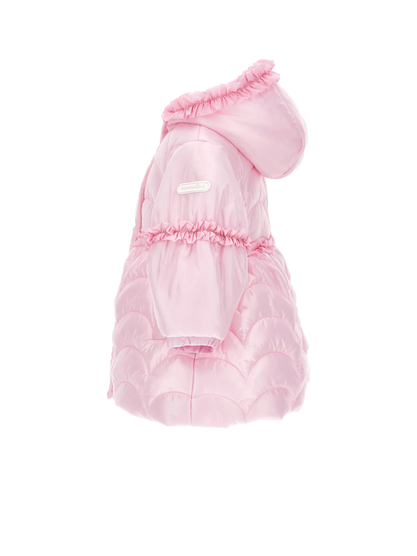 Cappotto trapuntato con cappuccio