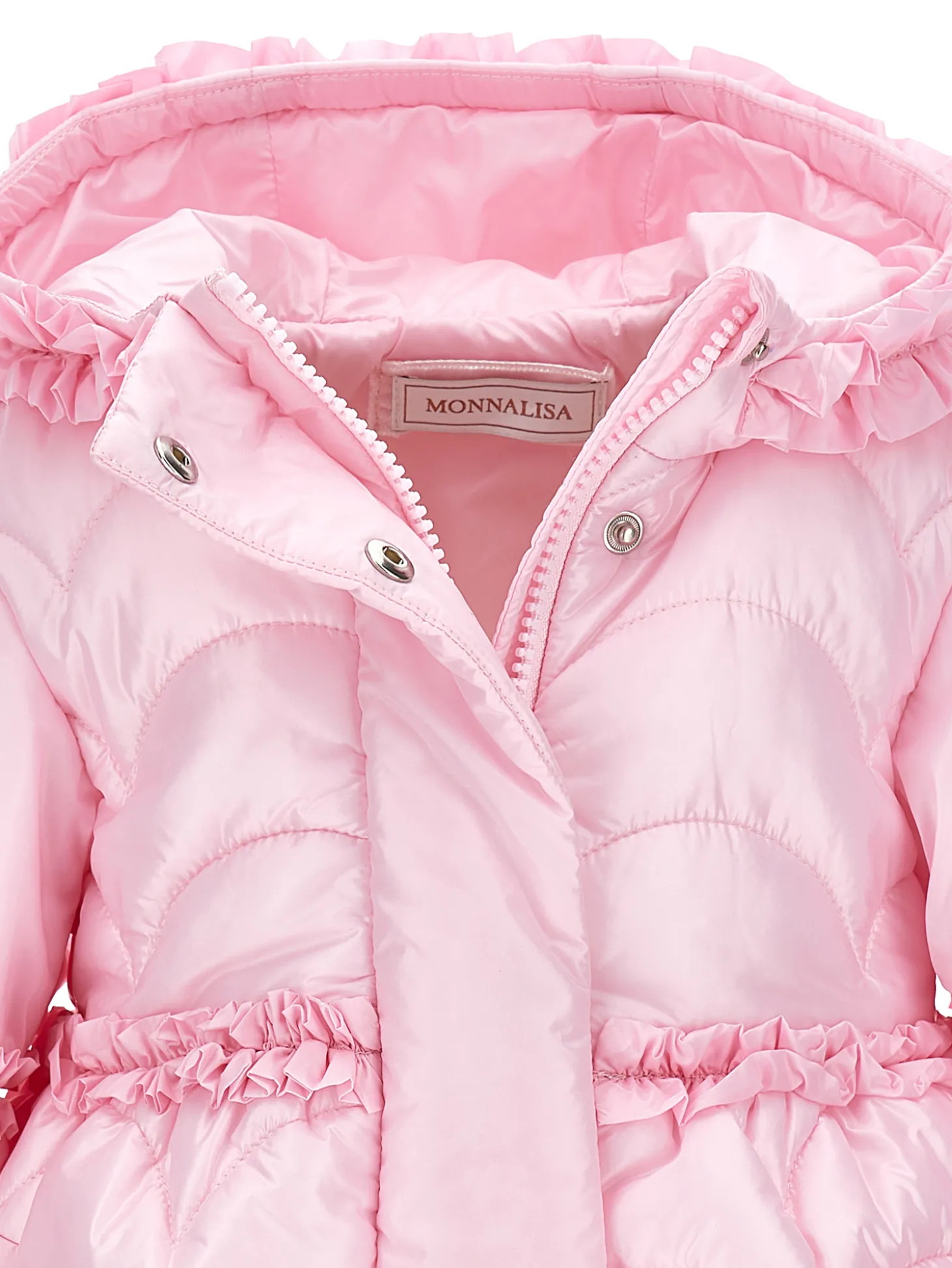 Cappotto trapuntato con cappuccio
