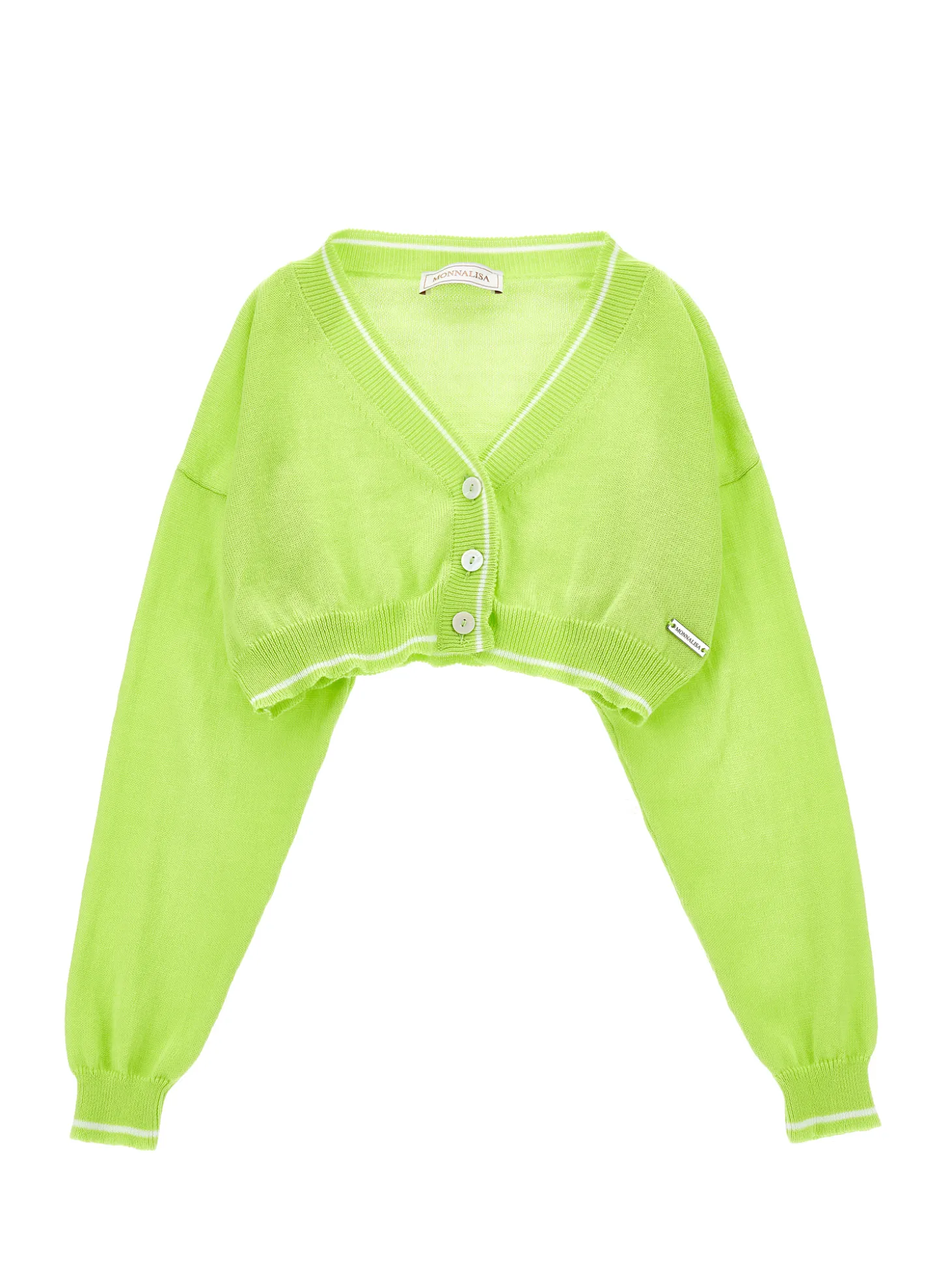 Cardigan corto in maglia