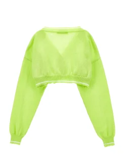 Cardigan corto in maglia