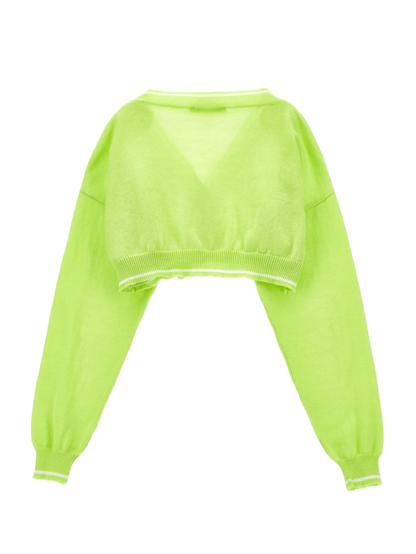 Cardigan corto in maglia